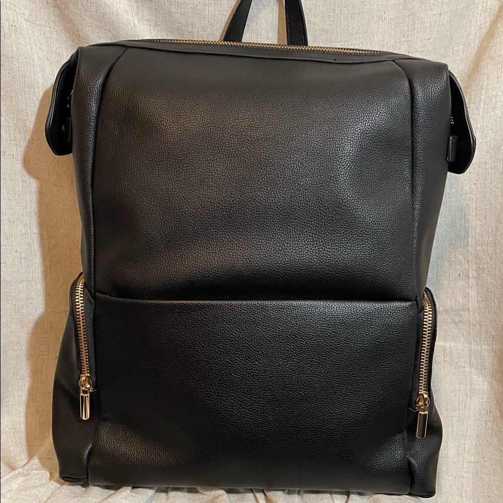 Backpack bag with laptop section.